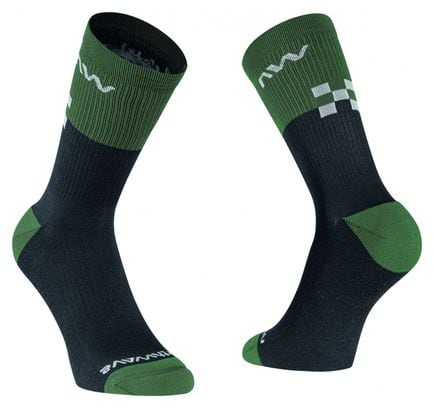 Northwave Edge Socks Green/Black