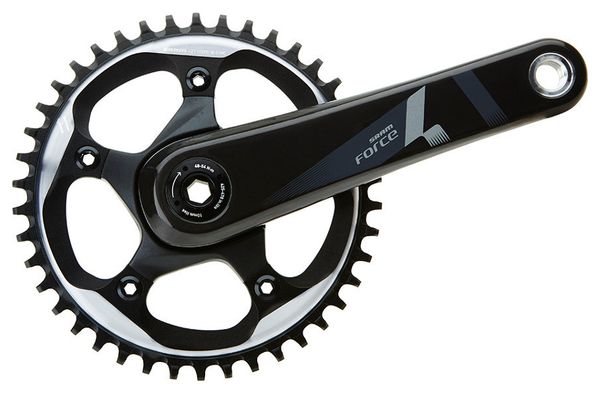 SRAM 2016 Kurbelsatz FORCE1 GXP BB (nicht enthalten) 42T Schwarz