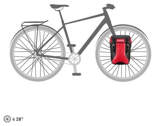 Paar Ortlieb Sport-Packer Classic 30L Rood Zwart