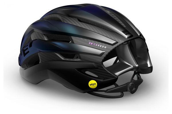 Helm MET Trenta 3K Carbon Mips Blue Iridescent Matt