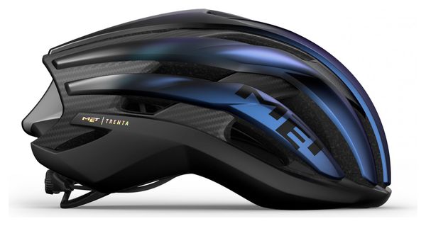 MET Trenta 3K Carbon Mips Blue Iridescent Matt Helmet