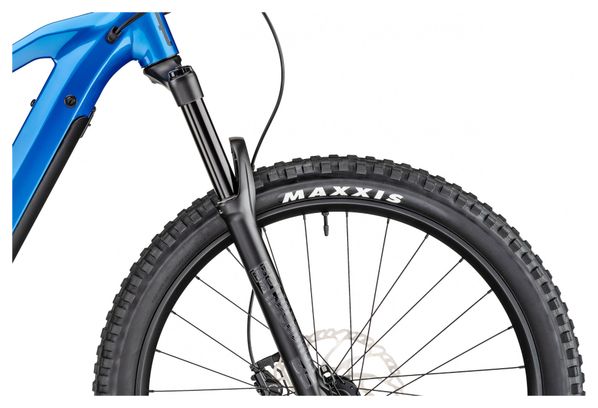 VTT Électrique Tout-Suspendu Moustache Samedi 27 Trail 4 Sram SX Eagle 12V 625 Wh 27.5'' Plus Bleu Outremer 2020