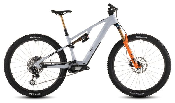 Cube AMS Hybrid One44 C:68X Super TM 400X MTB elettrica full suspension Sram 12S 400 Wh Bosch 60 Nm 29'' Fog Grey Fibre 2026