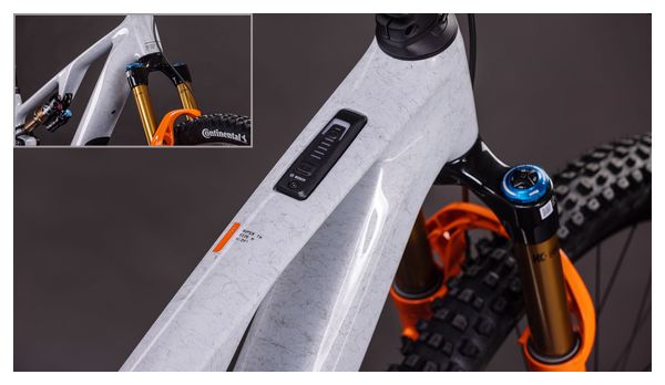 Cube AMS Hybrid One44 C:68X Super TM 400X MTB elettrica full suspension Sram 12S 400 Wh Bosch 60 Nm 29'' Fog Grey Fibre 2026