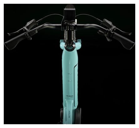 Vélo Cargo Longtail Électrique Trek Fetch+ 2 Shimano Deore 10V 500Wh 20'' Vert Sauge 2023