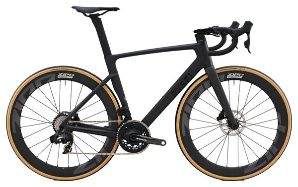 Bicicleta de Carretera Van Rysel RCR Sram Force eTap AXS 12V 700mm Negra Mate 2024