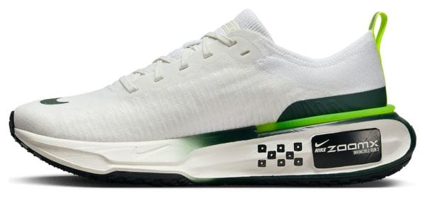 Chaussures de Running Nike ZoomX Invincible Run Flyknit 3 Blanc Vert