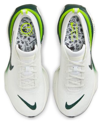 Hardloopschoenen Nike ZoomX Invincible Run Flyknit 3 Wit Groen