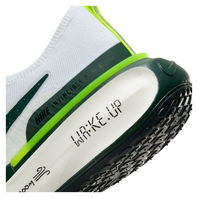 Scarpe da corsa Nike ZoomX Invincible Run Flyknit 3 Bianco Verde
