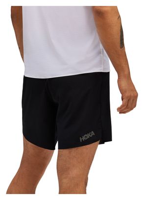 2-in-1 Hoka Glide Run 7inch Shorts Black Men's
