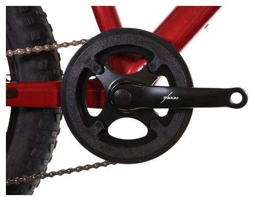 Scamp TallFox kinder-mountainbike met Shimano Tourney 7-speed versnelling, 20 inch, rood