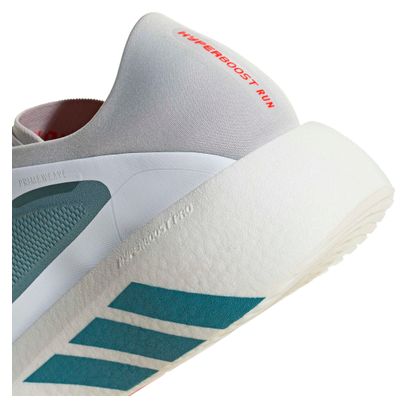 Zapatillas de running adidas Hyperboost Run blancas/turquesas para hombre
