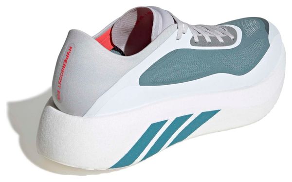 Zapatillas de running adidas Hyperboost Run blancas/turquesas para hombre