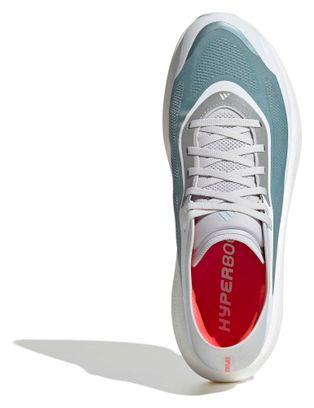 Zapatillas de running adidas Hyperboost Run blancas/turquesas para hombre