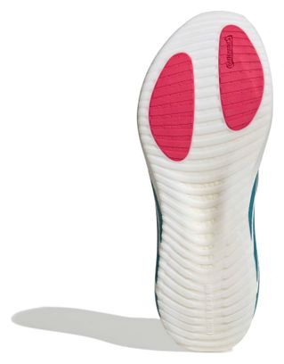 Zapatillas de running adidas Hyperboost Run blancas/turquesas para hombre