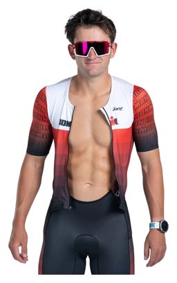 Muta trifonzionale Zoot LTD Triathlon Aero Full Zip Ironman Velocity da uomo