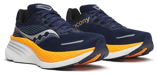 Scarpe da corsa Saucony Hurricane 24 blu/arancione da uomo