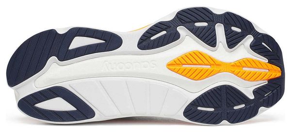 Scarpe da corsa Saucony Hurricane 24 blu/arancione da uomo