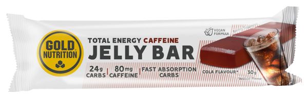 Gomme énergétique GoldNutrition Jelly Bar Total Energy Caffeine Cola - 30g