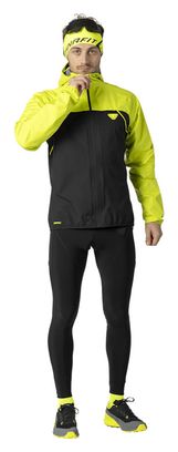 Dynafit Alpine 3L Yellow/Black Waterproof Jacket for Men