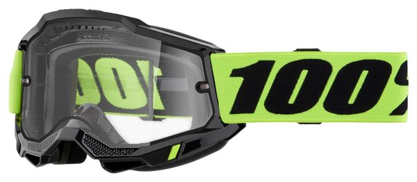 Brille 100 % Accuri 2 Enduro MTB Neon Yellow/Klarglas
