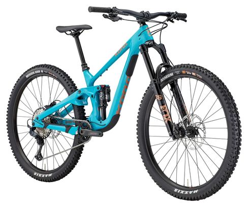 Kona Process 153 CR Full Suspension MTB Shimano 12S 29'' Viridian Teal