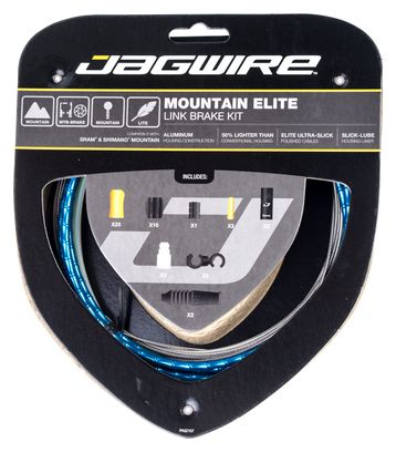 Jagwire Mountain Elite Link 2017 Juego de frenos azul
