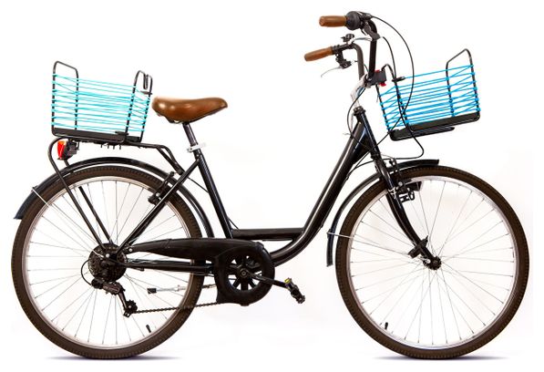 Panier vélo pour porte-bagages ou guidon - FILSAFE CUBE Noir