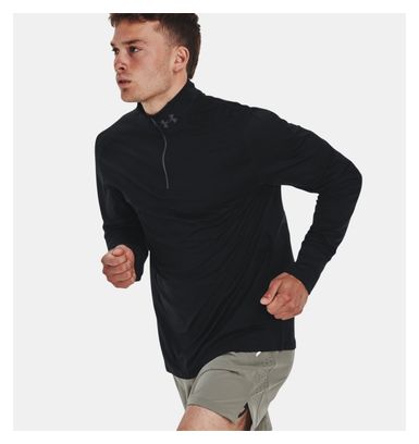 Under Armour Qualifier Run 1/2 Zip Top Zwart