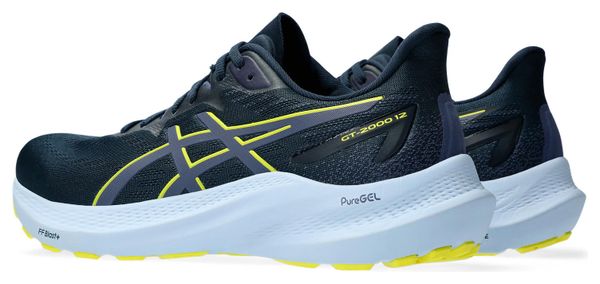 Asics GT-2000 12 Running Shoes Blue Yellow