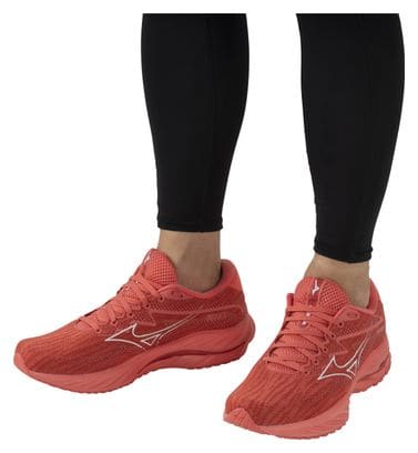 Running Shoes Mizuno Wave Rider 27 Rouge Homme