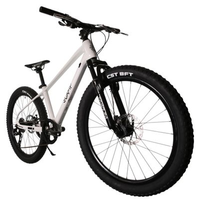 Scamp HighFox kinder-mountainbike met Shimano Tourney 8-speed versnelling, 24 inch, wit