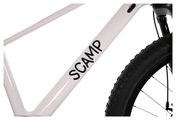 Scamp HighFox kinder-mountainbike met Shimano Tourney 8-speed versnelling, 24 inch, wit
