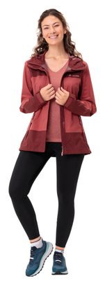 Women's Vaude Neyland 2.5L Waterproof Jacket Red