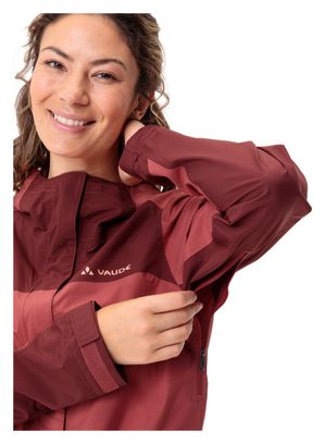 Women's Vaude Neyland 2.5L Waterproof Jacket Red