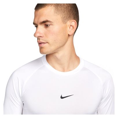 Maglia a maniche lunghe Nike Pro White Uomo