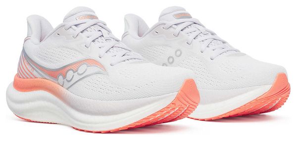 Scarpe da corsa Saucony Triumph 23 Bianco/Arancione Donna