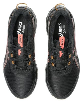 Asics Gel-Venture 10 Waterproof Trail Shoes, Black/Pink, Women's