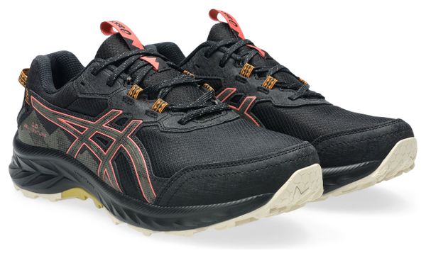 Asics Gel-Venture 10 Waterproof Trail Shoes, Black/Pink, Women's
