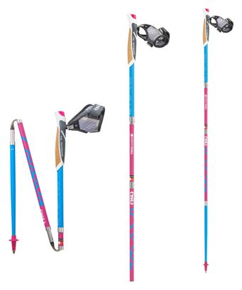 Bastoncini da trail TSL Outdoor Trail Carbon 4 Cork Blue