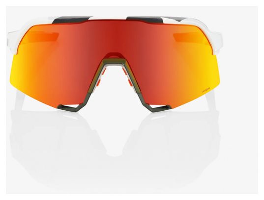 100% Hypercraft XS Goggles Soft Tact Gray Hiper Red Multilayer