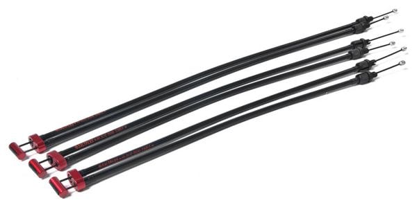 SaltPLUS Dual Brake Cable Black / Red