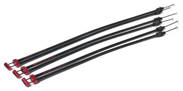 Cable de freno doble SaltPLUS Negro / Rojo