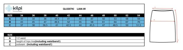 Jupe isolée PRIMALOFT femme Kilpi LIAN-W