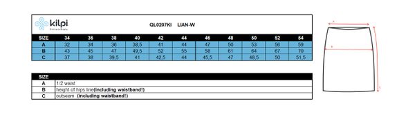 Jupe isolée PRIMALOFT femme Kilpi LIAN-W