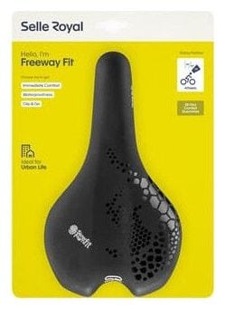 Selle Royal Selle vélo Freeway Fit Athlétique noir