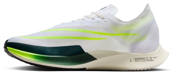 Nike ZoomX Streakfly Running Shoes White Green Yellow