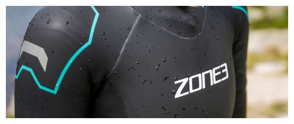 Traje de neopreno Zone3 Advance para triatlón de mujer Negro/Azul