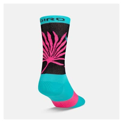 Giro Comp High Rise Socks Blue / Pink