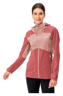 Dames Vaude Simony 2.5L IV Waterdichte Jas Rood